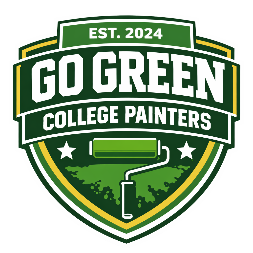 Go Green College Painters Logo
